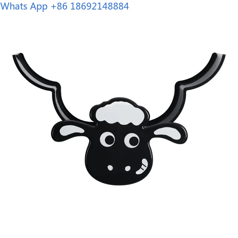 Sheep Toilet Paper Holder Wall Mounted Bathroom Tissue Box No Drill Roll Storage Organizer