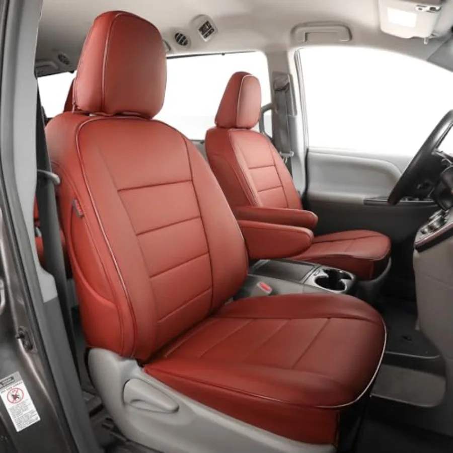 

Чехлы для сидений Sienna для Toyota Sienna 2011-2020 LEXLE SE XLE Premium, 2-й ряд, 4/2/4 раздельных сиденья, 8 мест, водонепроницаемые, полный комплект