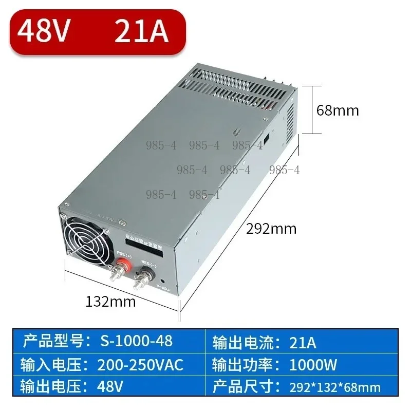 AC to DC Converter For LED Strip CCTV 1000W 2000W 2500W High Power Switching Power Supply 12V 24V 36V 48V 60V