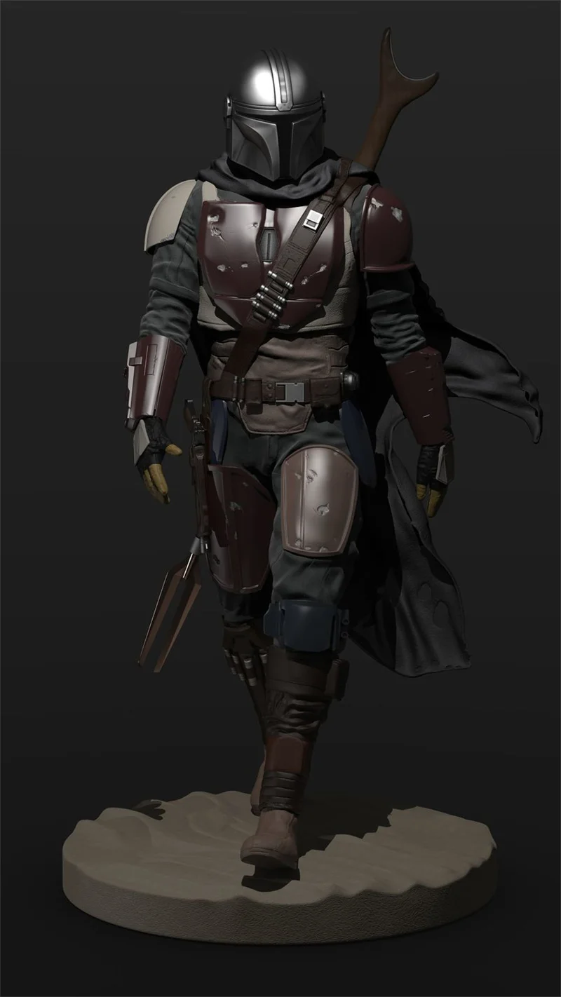 1/24 Mandalorian Wars 1/18 Scale Gk White Model Handmade 3d Printed Soldier Model Unsessed And Uncolored Kit