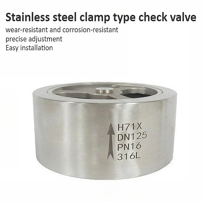 304 Stainless Steel Clamp Check Valve H71W-16P/lift Check Valve