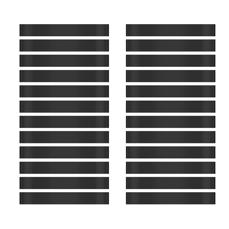 

24 шт. ремешки для стульев для детей с непоседыми ножками для стульев, инструменты для СДВГ, гибкие сидения для классной комнаты, элементарные (черные)