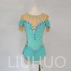 LIUHUO Rhythmic Gymnastics Leotard Competitive  Cheerleading Performance For Children