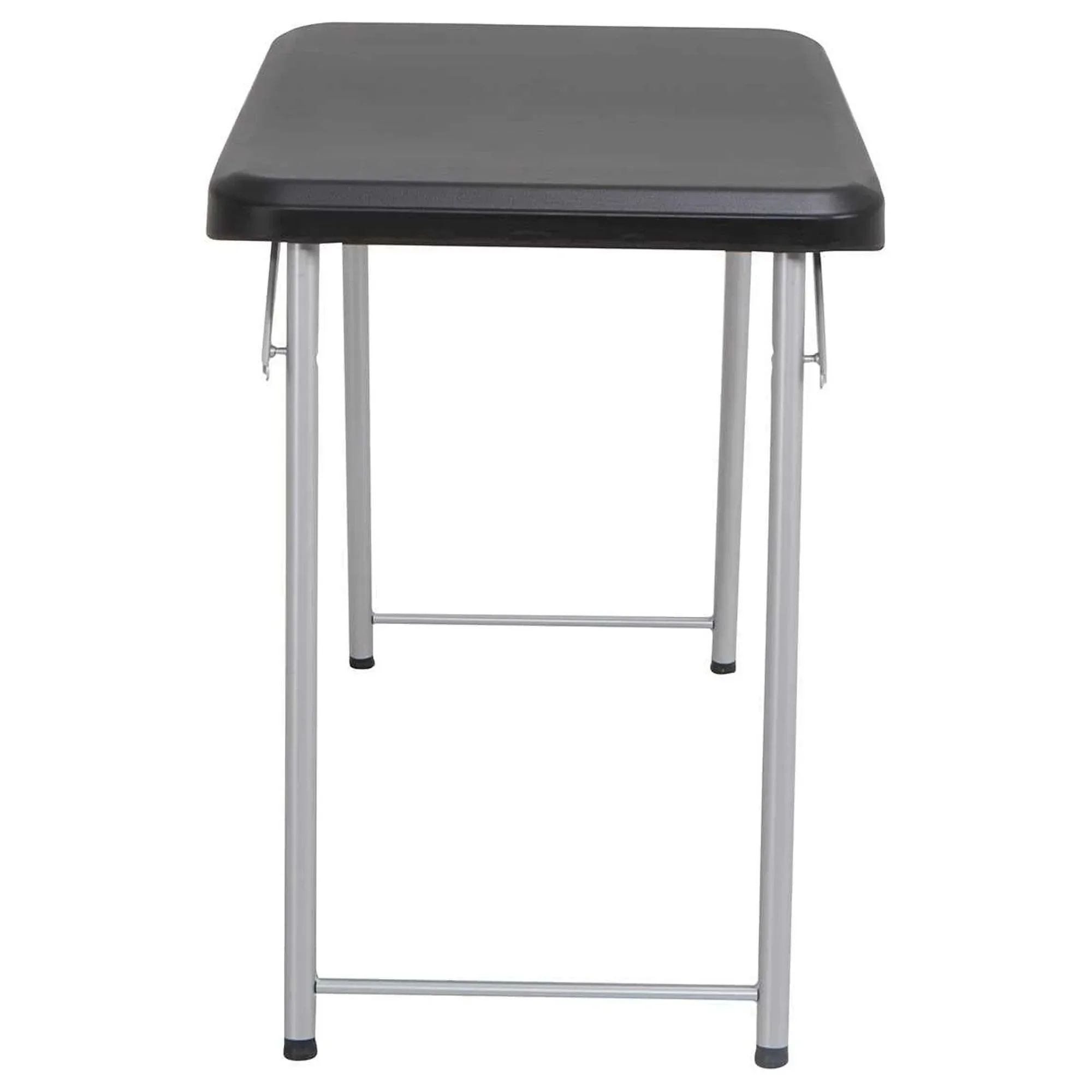 Personal Rectangle Folding Table, Indoor/Outdoor, Black,Extensive 26" x 20" tabletop