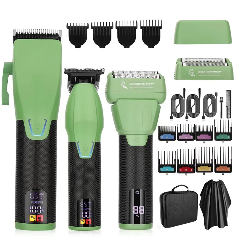 

RESUXI 362 New 3 in 1 Professional Hair Clipper and Electric Shaver Set for Barber Men Hair Trimmer Shaver Hair Cutting Machine
