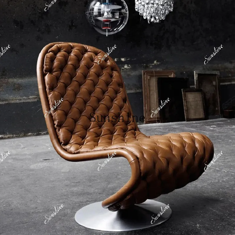 الأثاث اعوج معدن S شكل سحب مشبك الترفيه نموذج غرفة الاستقبال كرسي التفاوض #3