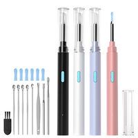 4.2mm 1080P HD WiFi Endoscope Ear Cleaning Otoscope Camera with 6 LED Lights for iOS/Android with Ear Spoon Wax Removal Tools