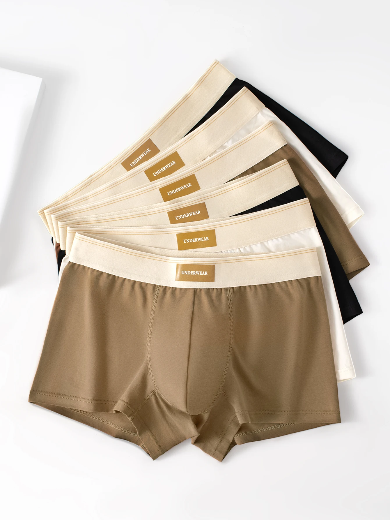 

6 пар мужского хлопкового нижнего белья, свободного, мягкого, удобного и дышащего для мужского повседневного ношения, шорт-боксеров.