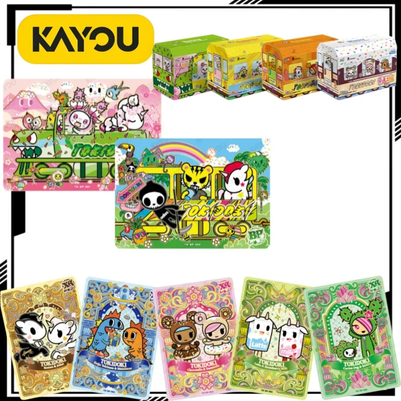 Bolsa de Viaje Oficial KAYOU Tokidoki, Primera Edición, Tarjetas Coleccionables de Aventura, Mercancía de Anime, Regalo Navideño