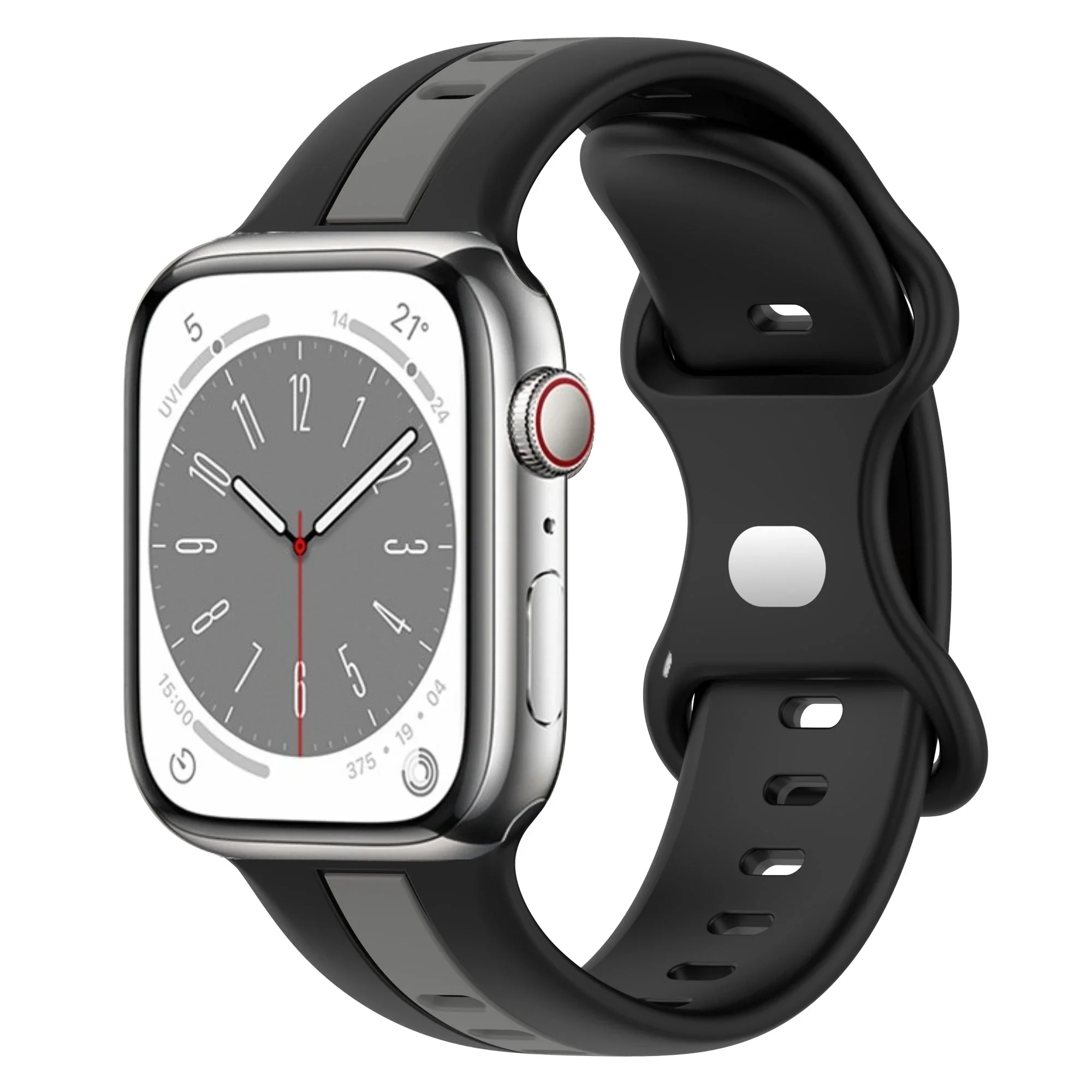 soft silicone strap For Apple watch Ultra 49mm 10 42mm 46mm 9 8 7 45mm 41mm rubber wristband For iwatch 6 5 4 SE 44mm 40mm Belt