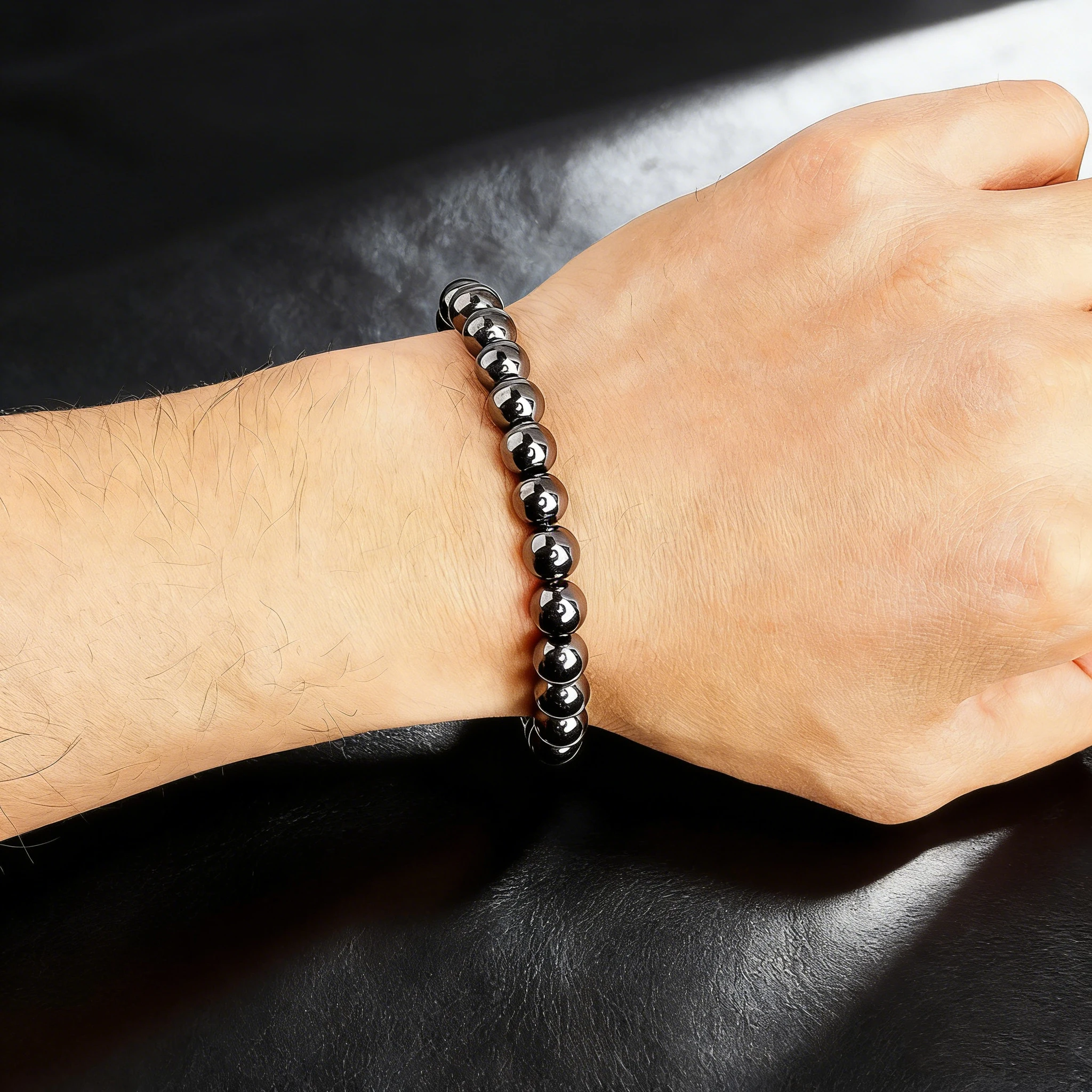 ヘマタイトビーズ 6 8 10mm ラウンドジェムストーンビ - Gemstone Bracelet Healing のレビューと価格