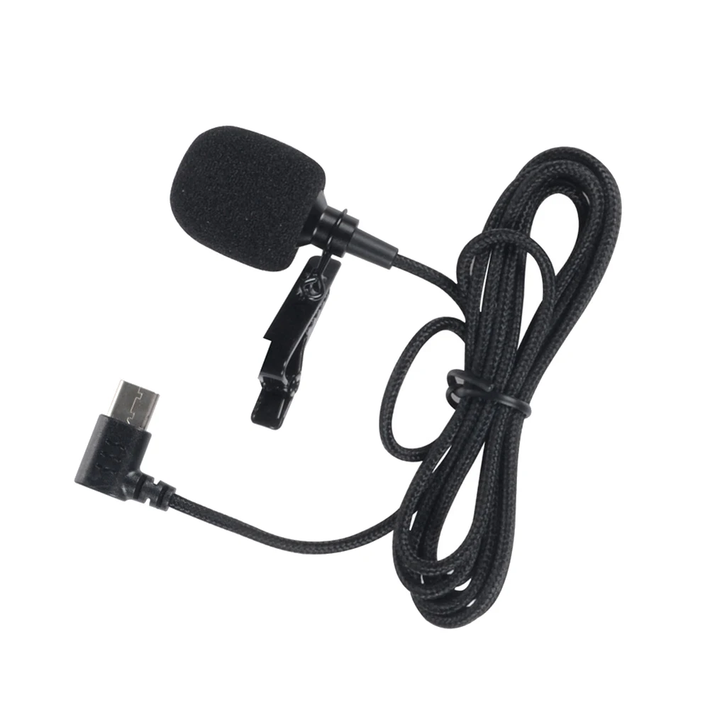 Micrófono Lavalier tipo C externo, accesorios de Cámara de Acción de mano para SJCAM SJ8, SJ9, SJ10