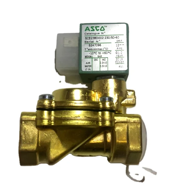 

АсКо G1/2 230V Серия 238 двухсторонние клапаны для автоматического управления SCE238D002 СОЛЕНОИДНЫЕ клапаны