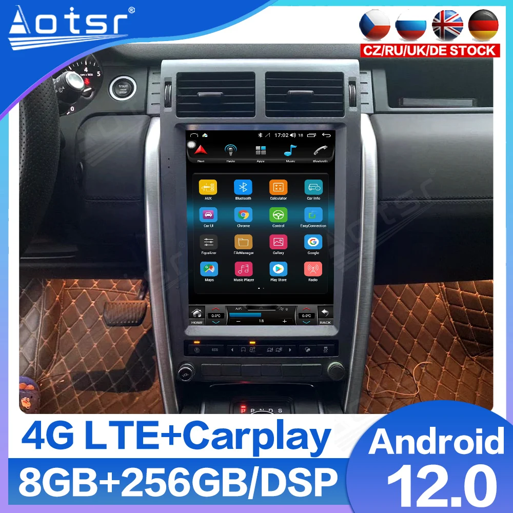 Car Radio For Land Rover Freelander 2 LR2 L359 2016 - 2020 Android Multimedia Player 6GB+128G Touch Screen GPS Navigation Stereo