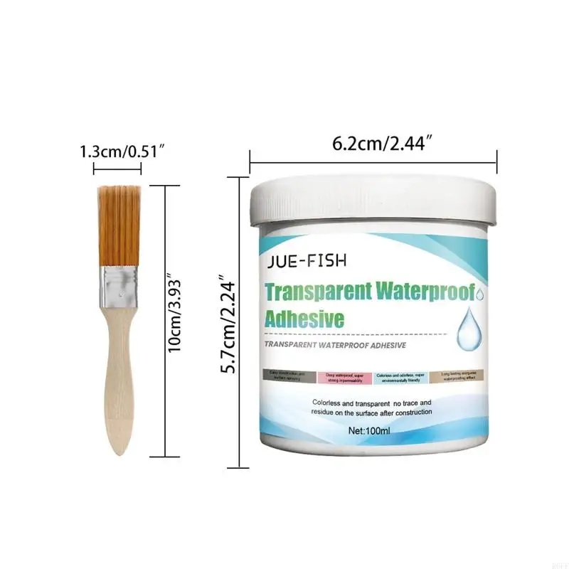 Revestimento impermeável transparente R6FF para externo interno