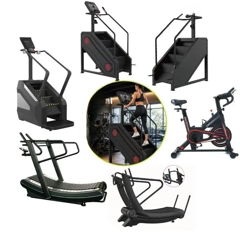 Equipment Commercial Treadmill No Speed Limited Curved Treadmill With Resistance Running Machine ScreenTreadmill