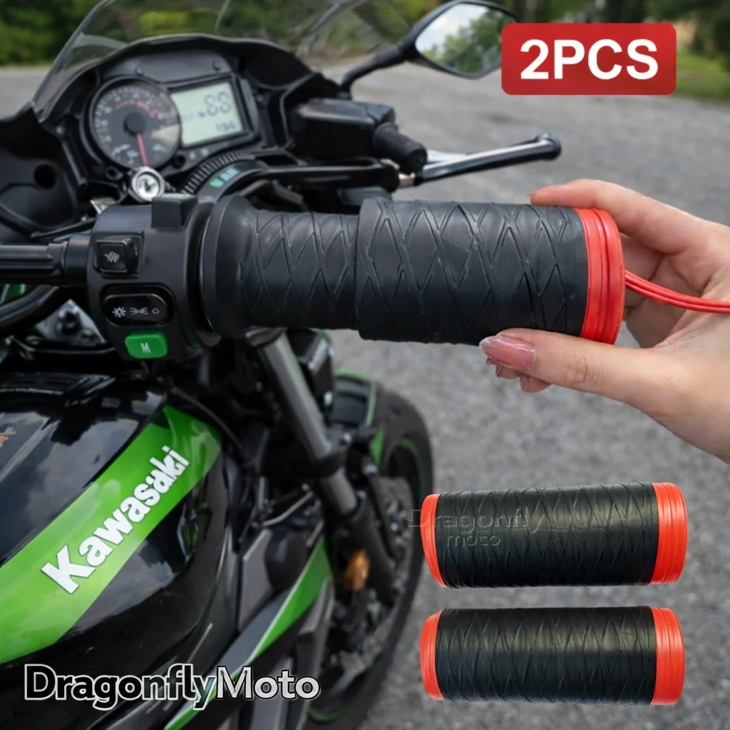 

Motorcycle Silicone Handlebar Cover For Kawasaki ER-6F ER6F 2009-2016 ER6 F 2015 2014 2013 Self Shrinking Non-Slip Motorcycles