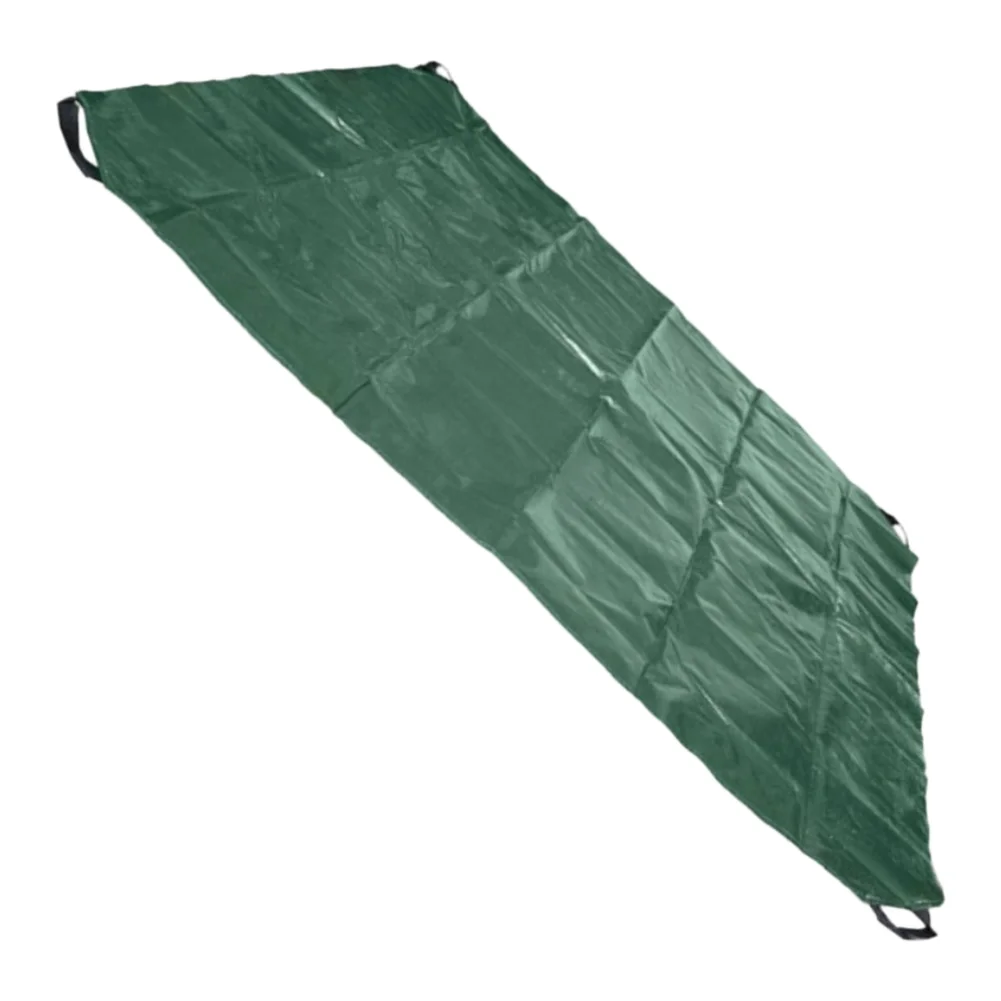 Waterproof For Leaf Hauler Tarp 6.5x6.5 ft PE Material with 4 Strong Handles for Yard Cleanup Sandpit Cover and Fire Blanket