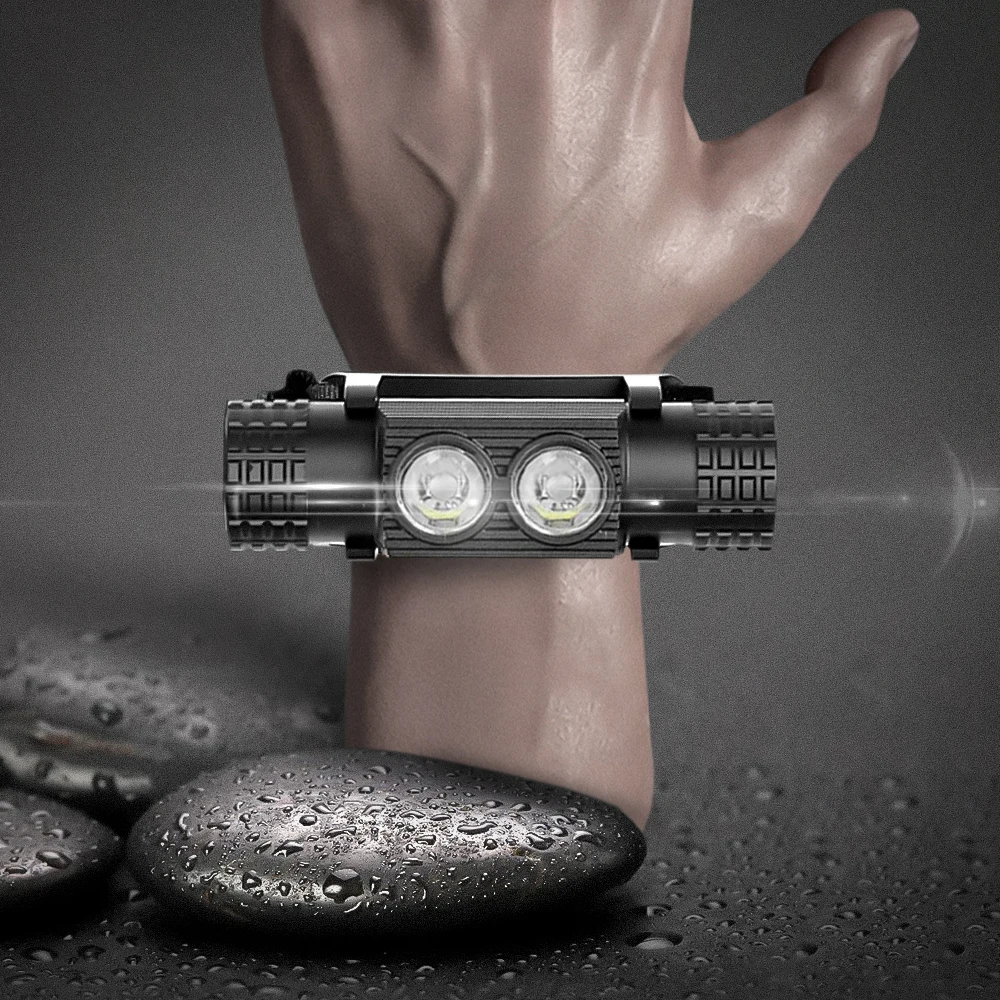 Linterna de muñeca LED recargable para pesca nocturna USB-C - imagen 3