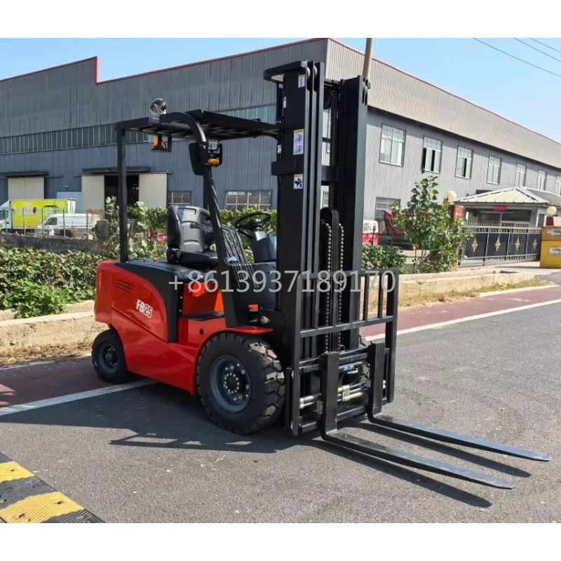 2000kg 2ton 2.5ton 2500kg 3000kg 4-wheel Electric Forklift 1.5ton 3m 4m 4.5m 5.0m Lifting Height Forklift