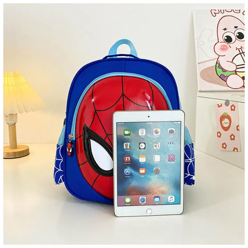 Marvel Spider Man Backpack Superhero Backpack 3D Children\'s Boy Kindergarten Backpack Children\'s Cartoon Bag Gift