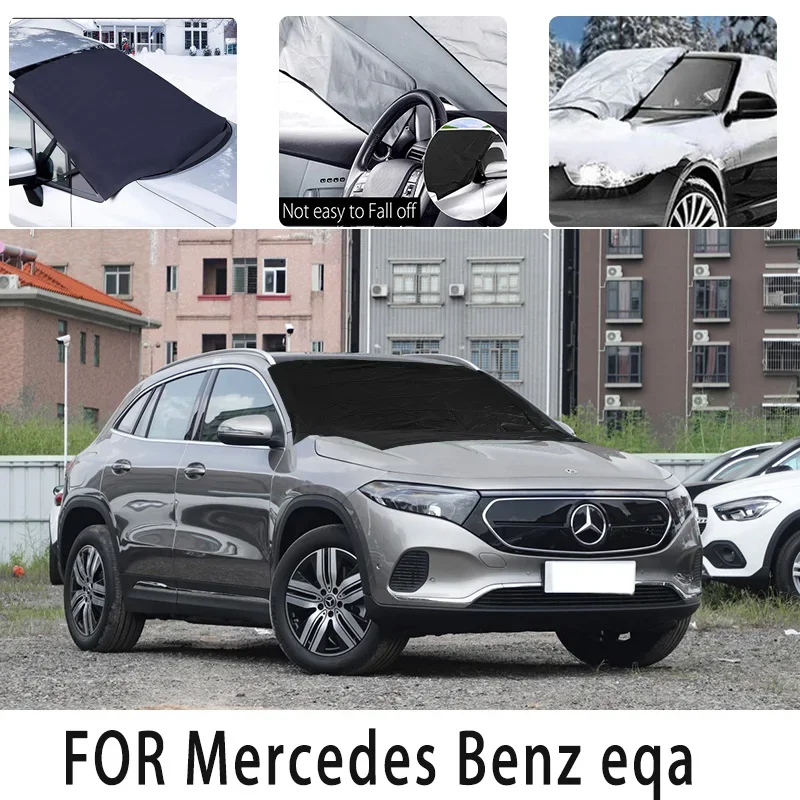 

Carsnow cover front coverfor Benz eqa snowprotection heat insulation shade Sunscreen wind Frost prevention car accessories