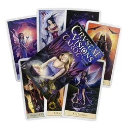 Crystal Visions Tarot Cards Divination Deck English Versions Edition Oracle Board Playing INK Table Game For Party