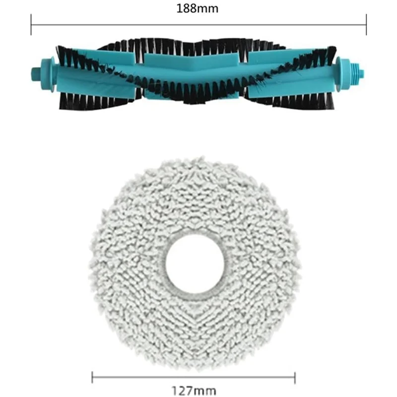 A97g escova lateral principal filtro hepa mop pano acessórios para cocotec conga 11090 robô aspirador de pó