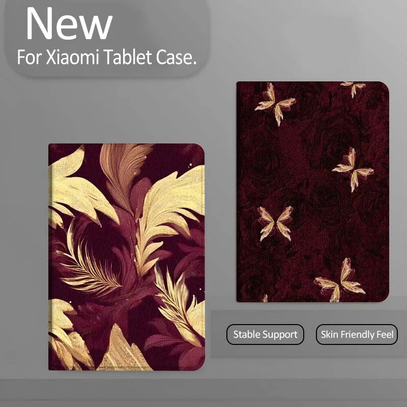 

Red Rose Butterfly Pattern Tablet Case For Xiaomi Redmi Mini Pad SE K 2 4 5 6 7 8 2023 2025 11 8.8 11.2 10.1 Pro Gift
