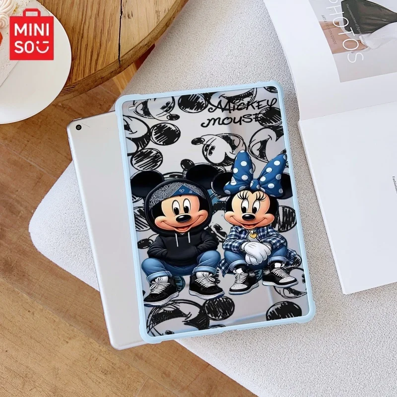 

Прозрачный чехол для iPad Miniso Disney Mickey Pink, подходит для ipad Pro 6/M4, Air3/5, Mini6, iPad 6/10, 8,3/9,7/10,5/12,9/10,9/11 дюймов