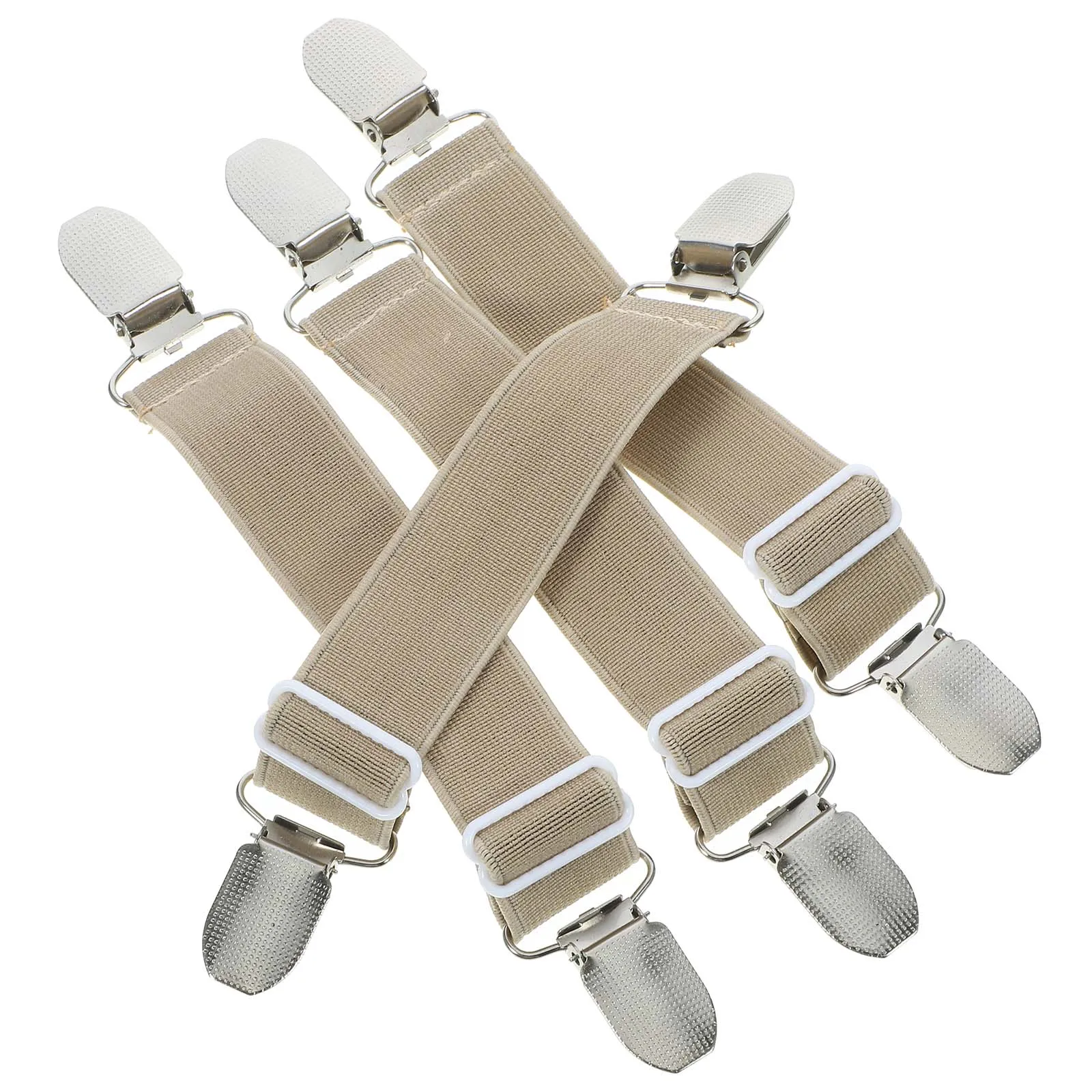4pcs Adjustable Elastic Boot Clips Elastic Adjustable Boot Straps For Motorcycle Pant Leg Clamps Adhesive Tape Shoes Accessory