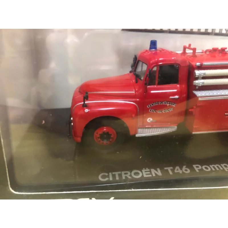 Diecast norev 1/43 escala ciitroen t46 escada motor de bombeiros liga modelo de carro brinquedo colecionável presente lembrança exibição ornamento