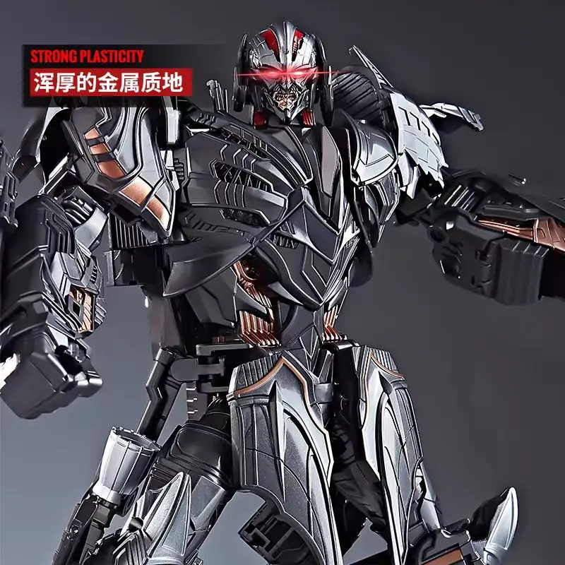 Em estoque brinquedos transformados 130d megatron 32cm versão ampliada robô filme 5 modelo bonecas móveis figuras de ação