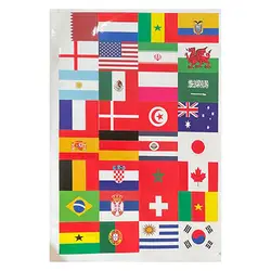 World Flag Stickers Flag Stickers Country Stickers Skateboard Decals Wall Decor Football Team Face Stickers National Flag Decals