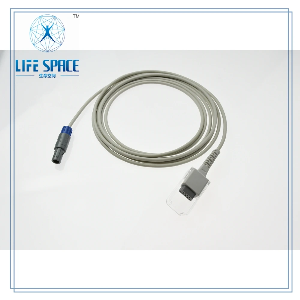 EX-A01 high quality SPO2 sensor extension cable double, mindray*s MEC1000/2000,PM7000/8000/9000,edan patient monitor accessori