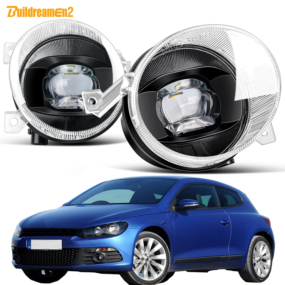 2 X LED Fog Light 30W 8000LM Canbus Car Fog Lamp Accessories For Volkswagen VW Scirocco 3/III 2008 2009 2010 2011 2012 2013 2014