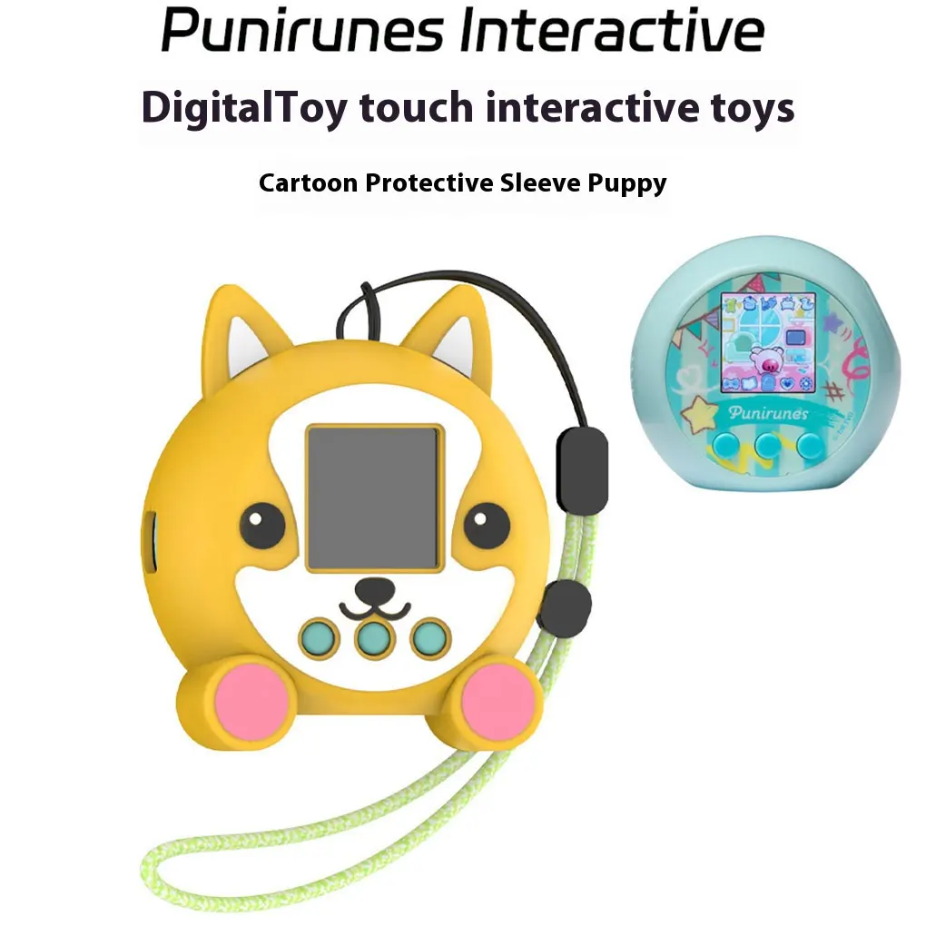 Soft Protective Case For Punirunes Interactive Digital Toy Shockproof Cartoon Silicone Cover For Punirunes Pet Digital Toy Shell