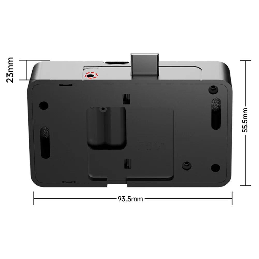 For Home Security Fingerprint Drawer Lock Biometric Security Lock Black 20 Fingerprint Storage Ultra-low Power