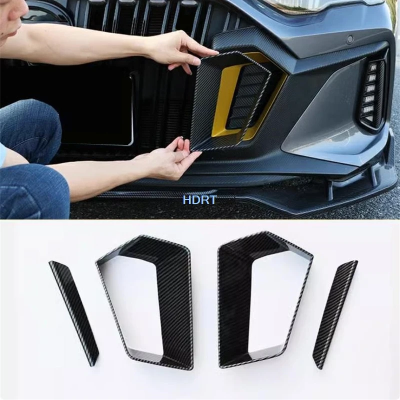 Para Gac Trumpchi Empow/Dodge Attitude 2021 + estilo de coche rejilla de parachoques frontal cubierta de entrada de aire parrillas de carreras marco de salida