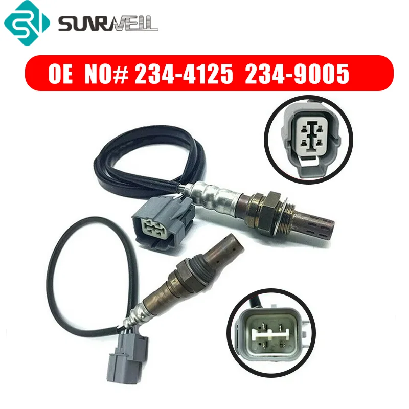 

2 Pcs 234-4125 234-9005 Upstream Downstream Oxygen for 2002 2003 2004 Honda CR-V 2.4L Probe O2 Sensor 234-9005 234-4125