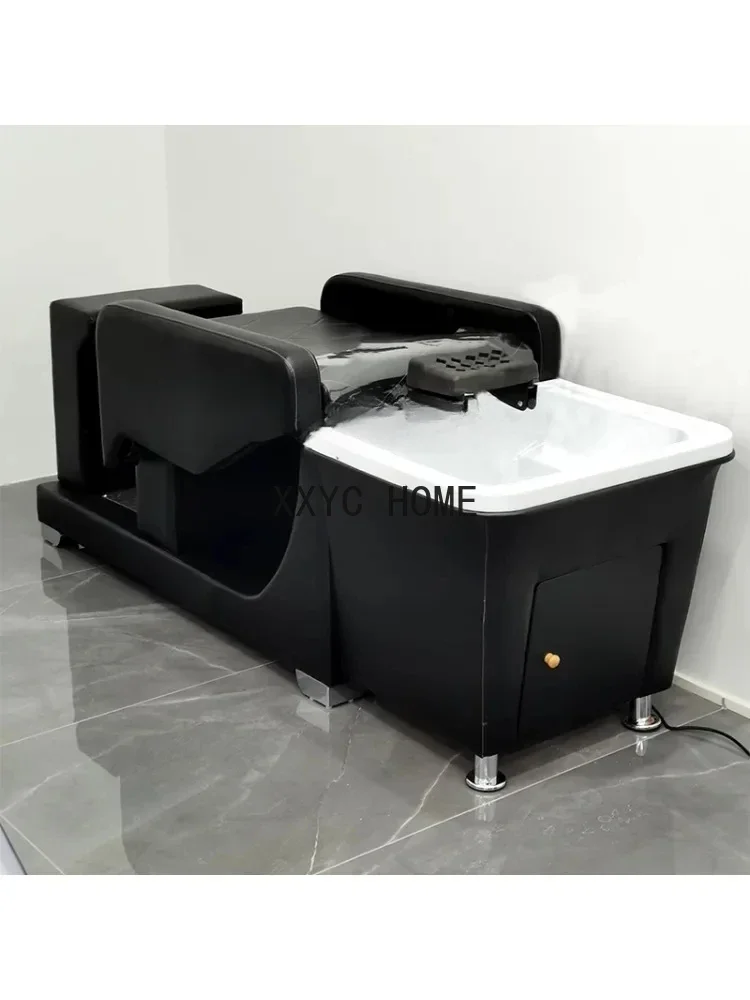 

Kapsalon High-End Liggende Half Shampoo Stoel Water Circulatie Fumigatie Hoofd Therapie Bed Kapper Spoelbed