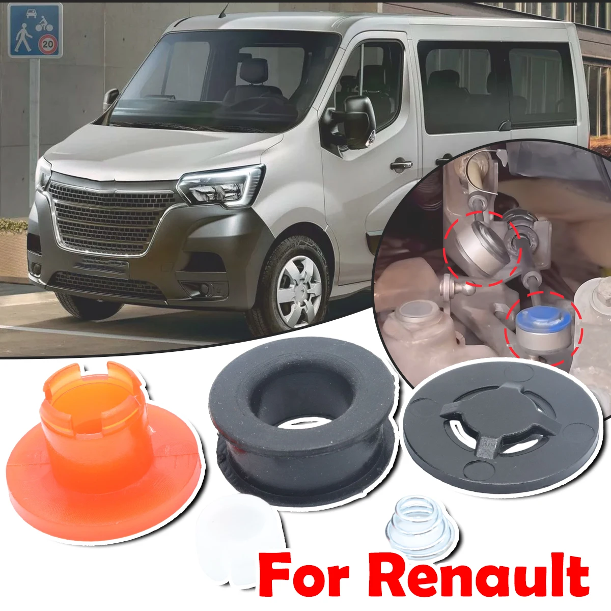 لرينو ترافيك ماستر II ترقية والعتاد التحول كابل الربط نهاية قضيب جلبة علبة التروس شيفتر رافعة محدد جروميت طقم تصليح