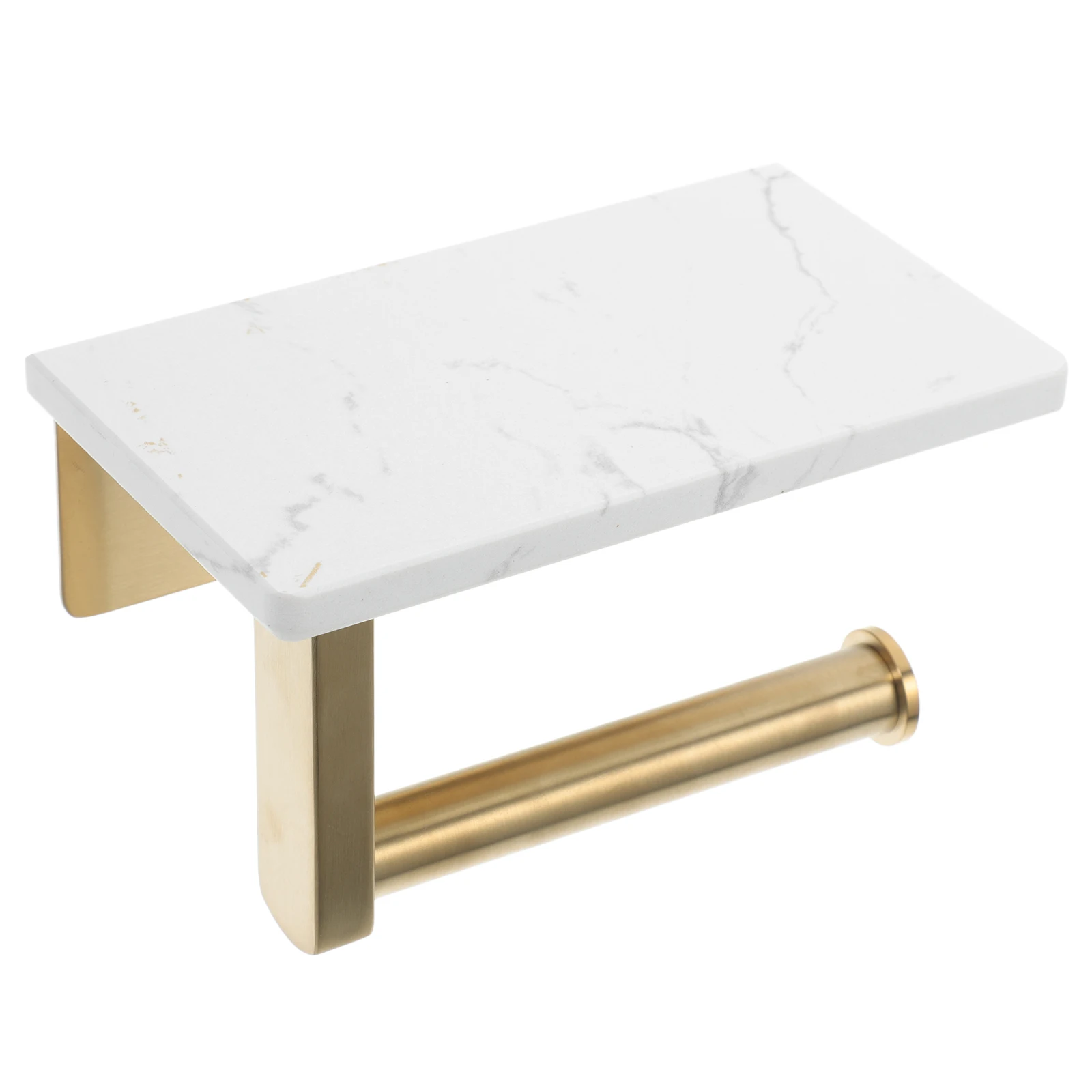 

Stainless Steel Holder Multipurpose Roll Paper Holder Wall Mounted Bathroom Roll Paper Rack Tissue Dispenser Storage ganizer