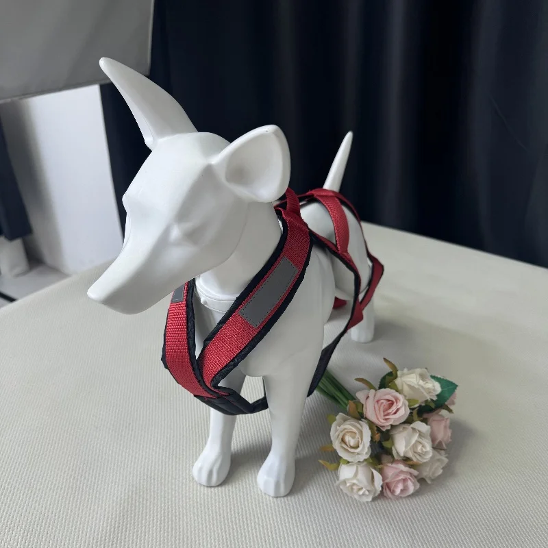 สายจูงสุนัข แบบเสื้อกั๊ก สุนัขตัวเล็ก สุนัขขนาดกลาง สุนัขตัวใหญ่ สายจูงเดินสุนัข อุปกรณ์สัตว์เลี้ยงหิมะฤดูหนาว