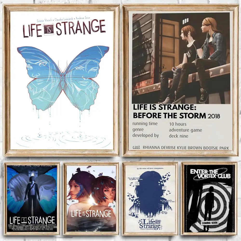 L-Life Is Strange Before the Storm Game Poster Painting Prints Wall Art Picture Film Room Home Bar Cafe Decor Mural