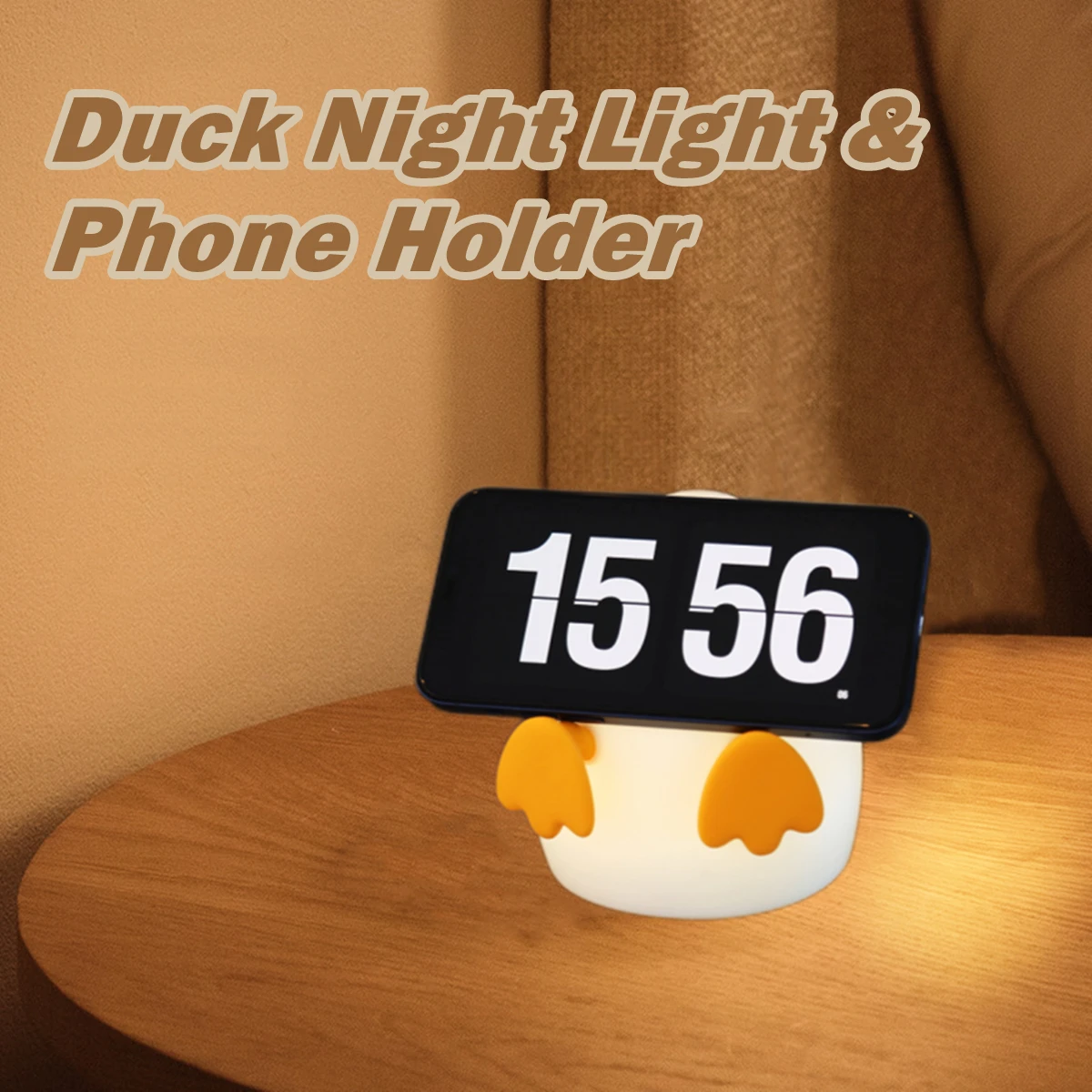 Duck Butt Cute Lamp Night Light for Kids Animal Silicone Desk Lamp for Nursery Rechargeable Bedside Table Lamp Teen Girls Gifts