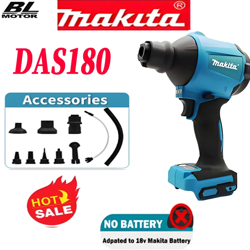 

Makita Power Tools Makita 18v Tools DAS180 High-power Air Dust Removal Gun for Blowing Dust in Narrow Spaces Power Tools 18v