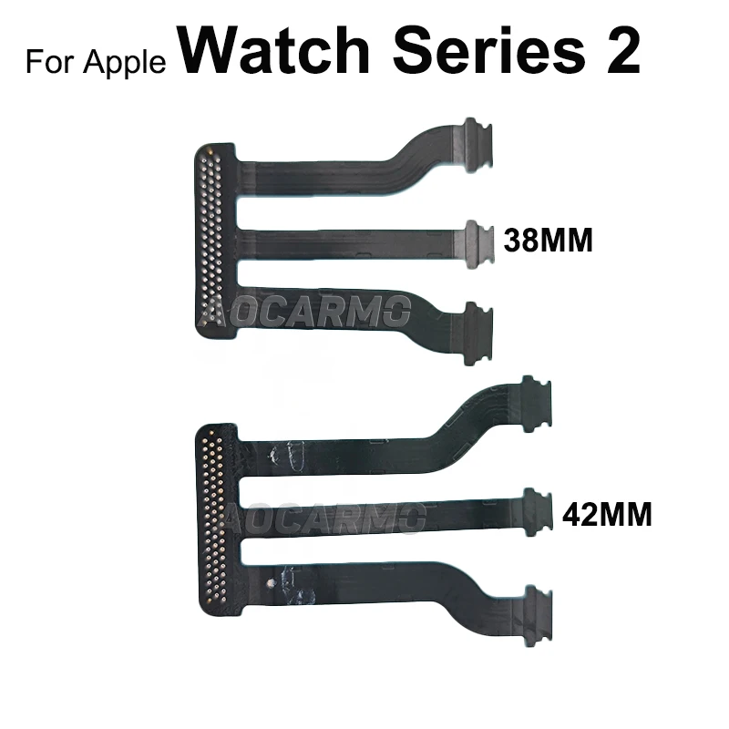 Aocarmo 1Pcs Display Screen LCD Flex Cable Replacement Parts For Apple Watch Series 2 38mm 42mm Series2