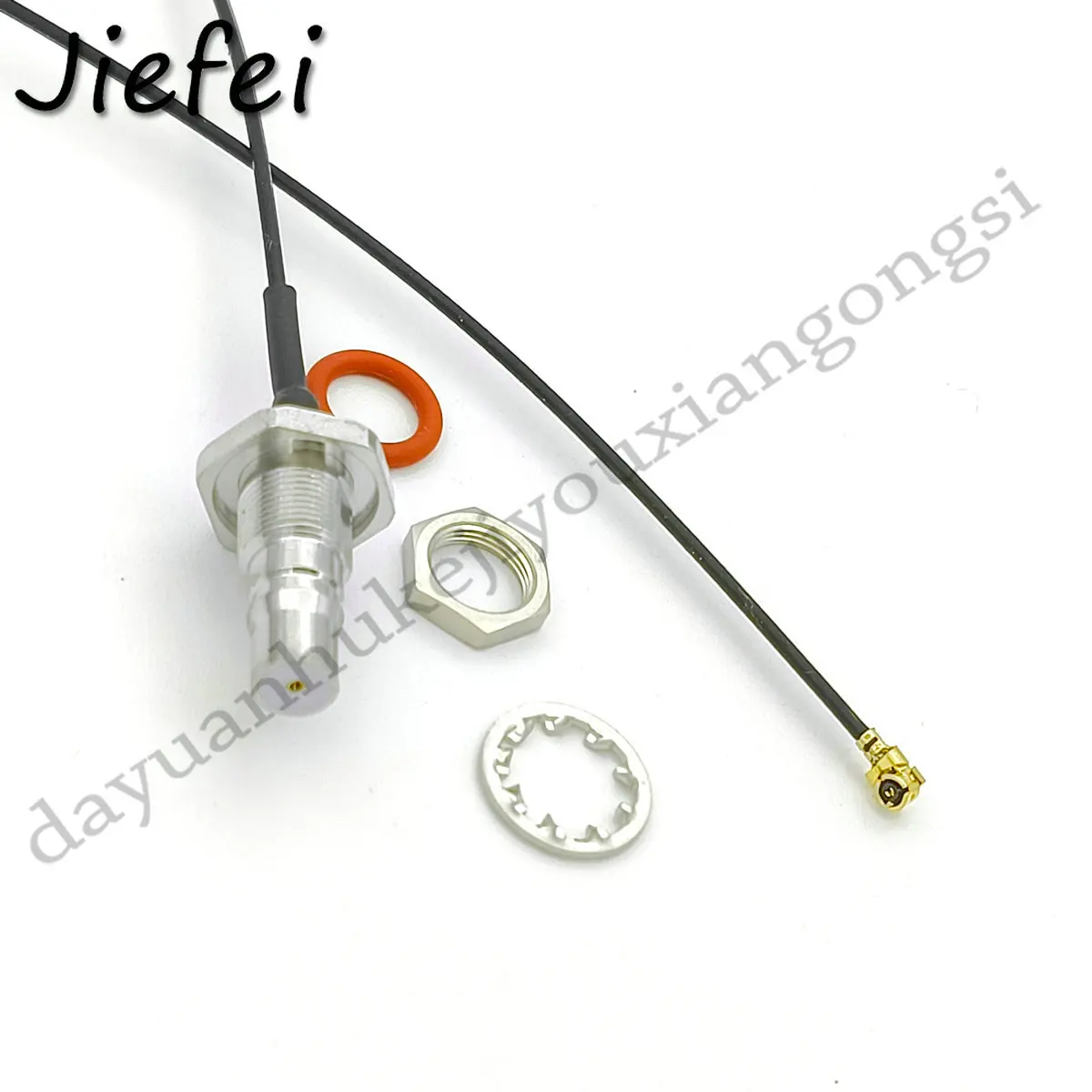 Imagem -05 - Conector Coaxial rf com Rosca Externa Qma Cabo de Conexão Partição Qma Fêmea rf 113 Ipex U.fl 15cm 20100 Pcs