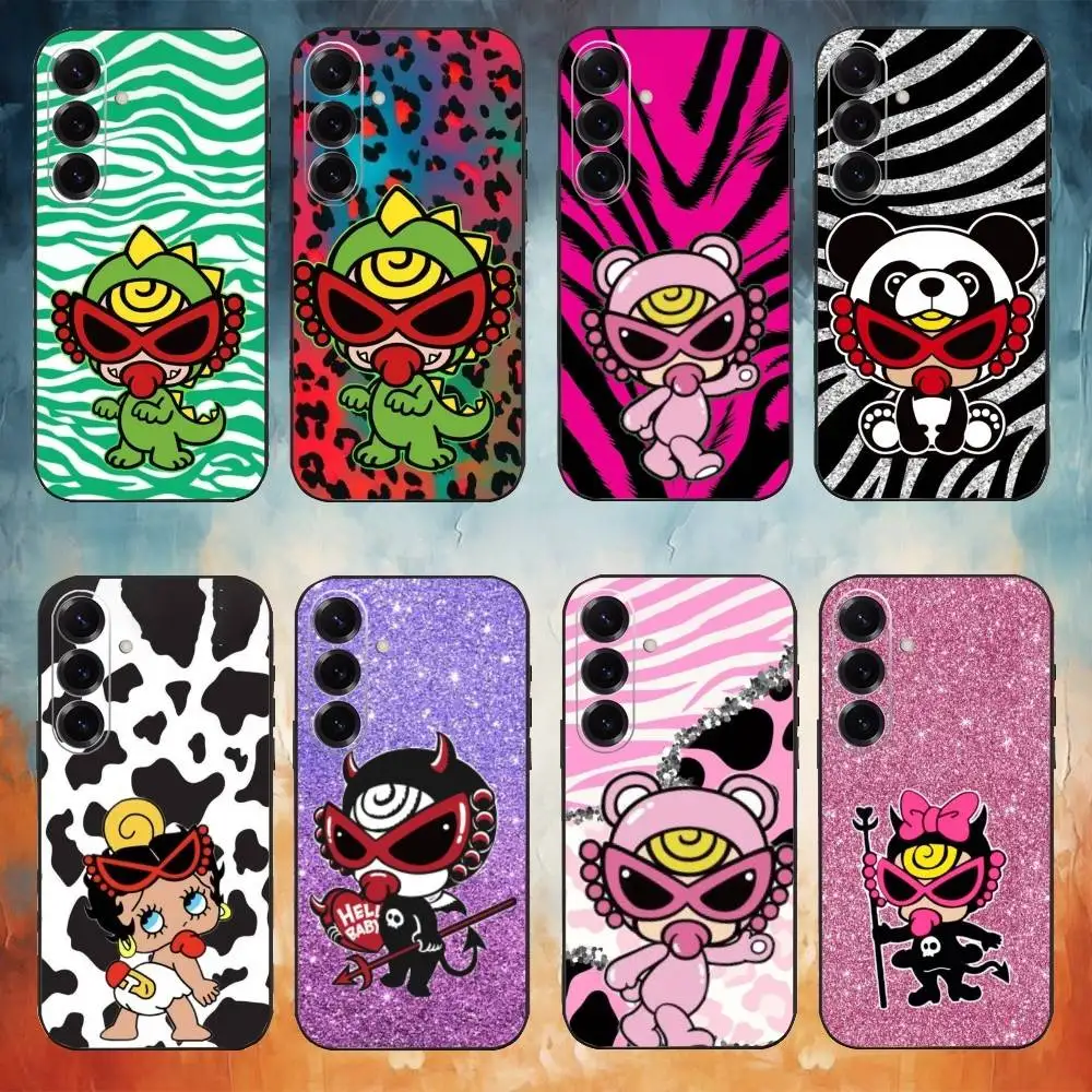 

H-Hysteric M-Mini Phone Case For Samsung Galaxy A73,A72,A71,A70,A53,A52,A51,Others Soft Black Cover